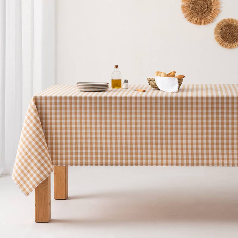 Rutig Duk Avtorkningsbar Beige 140x240 cm