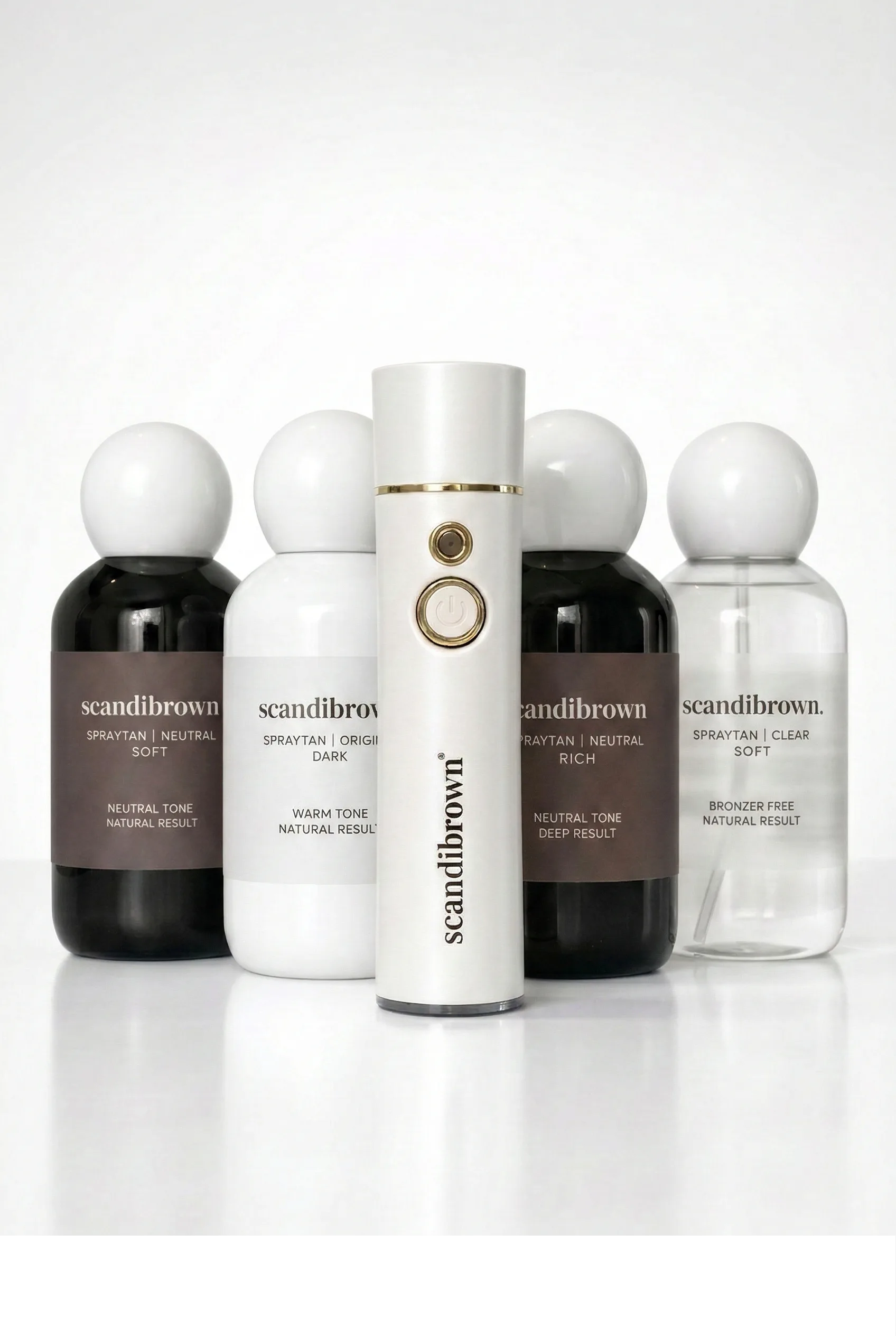 scandibrown spraytanprodukter – hela sortimentet