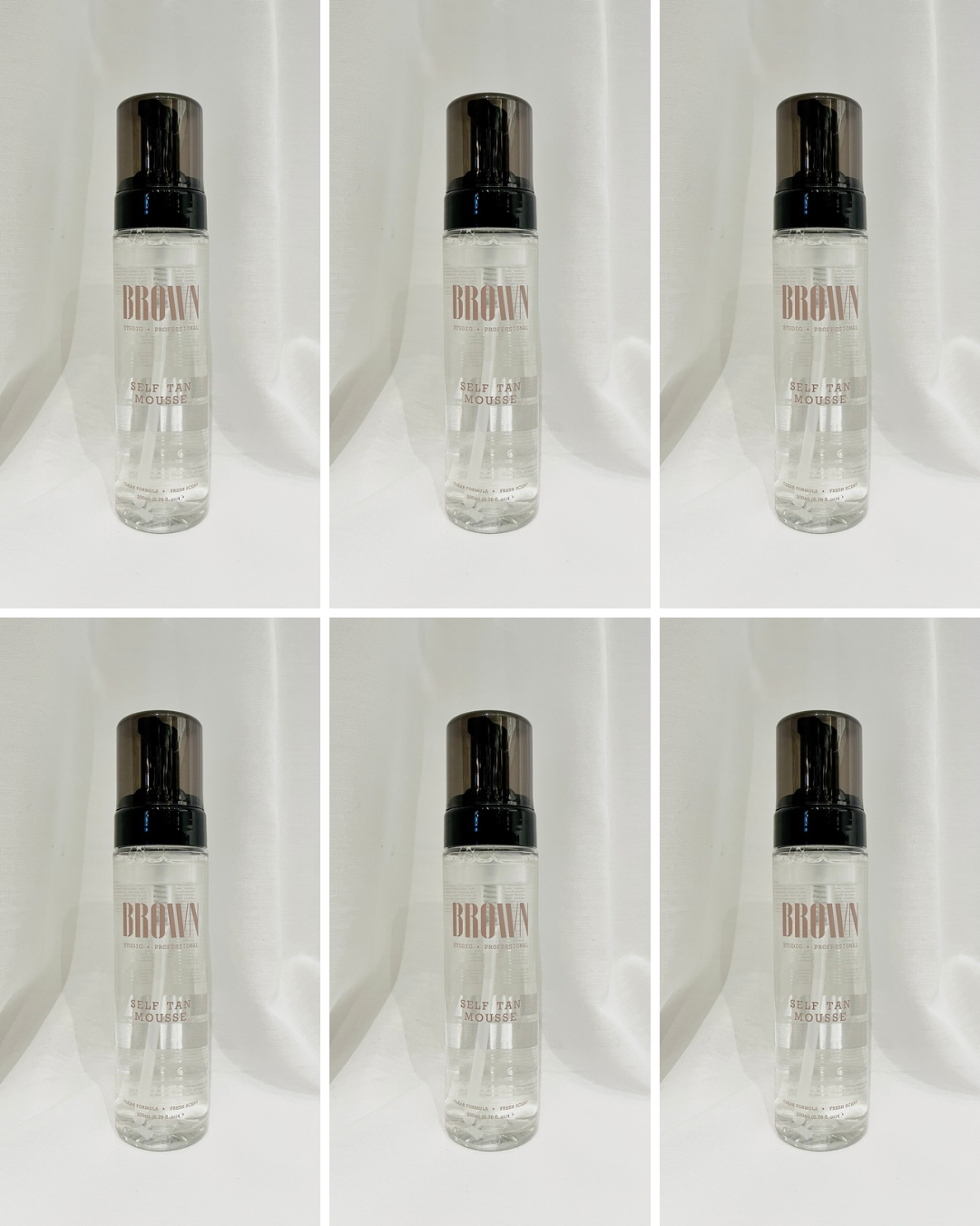 Clear Tan Mousse 6-pack